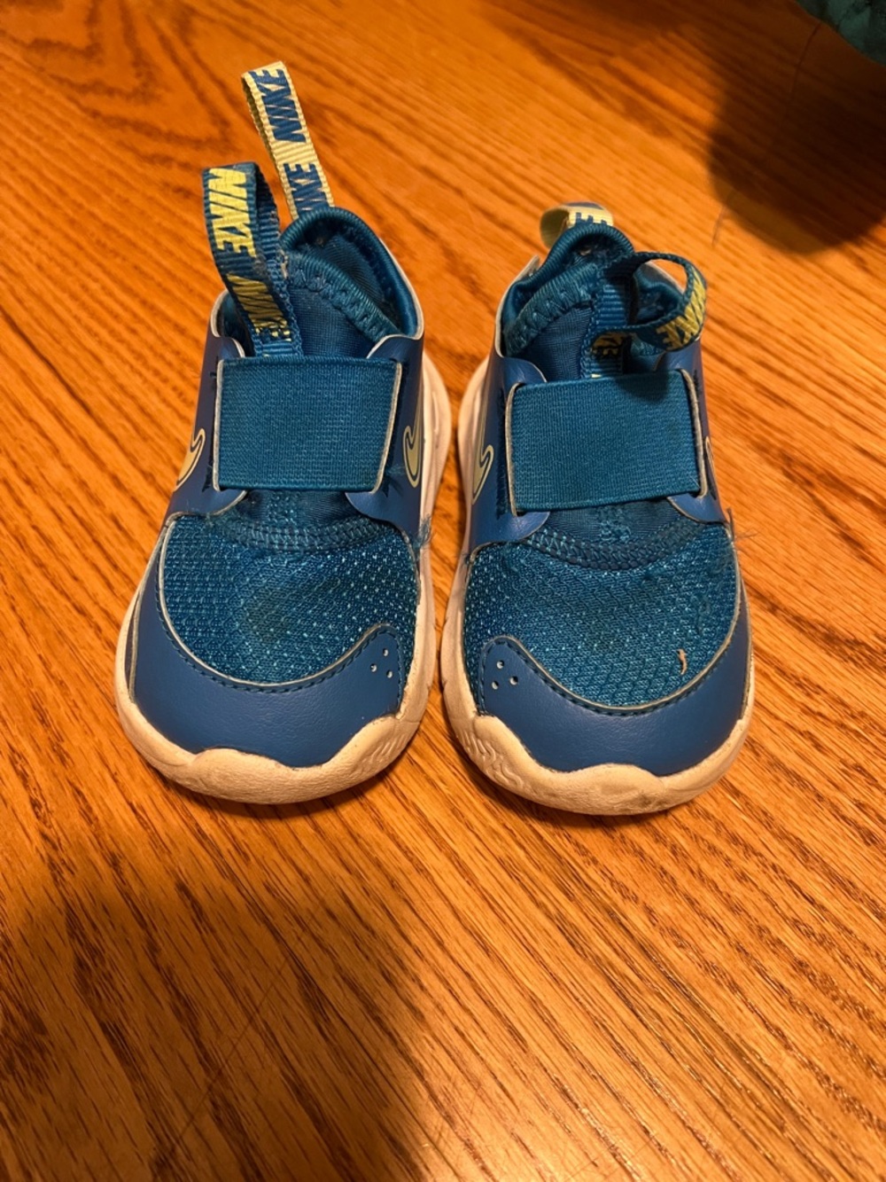 Nike Toddler Blue Slip-On Sneakers with Elastic Strap